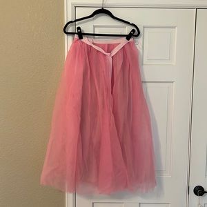 J. Crew hot pink princess skirt